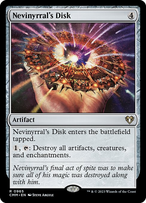 Nevinyrral's Disk - Commander Masters - R - 965