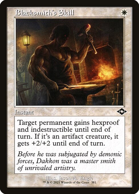 Blacksmith's Skill (Retro Frame) - Modern Horizons 2 - C - 381