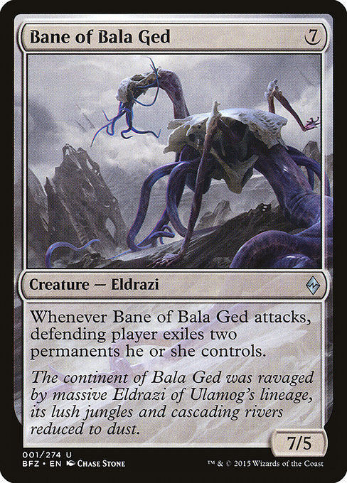 Bane of Bala Ged - Battle for Zendikar - U - 1