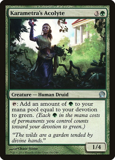 Karametra's Acolyte - Theros - U - 160