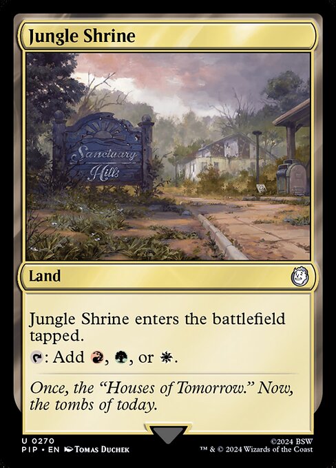 Jungle Shrine - Universes Beyond: Fallout - U - 270