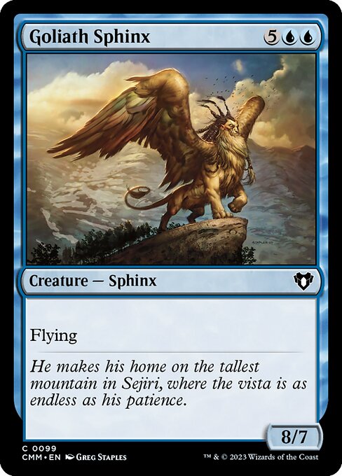 Goliath Sphinx - Commander Masters - C - 99