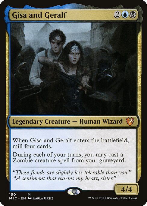 Gisa and Geralf - Commander: Innistrad: Midnight Hunt - M - 150