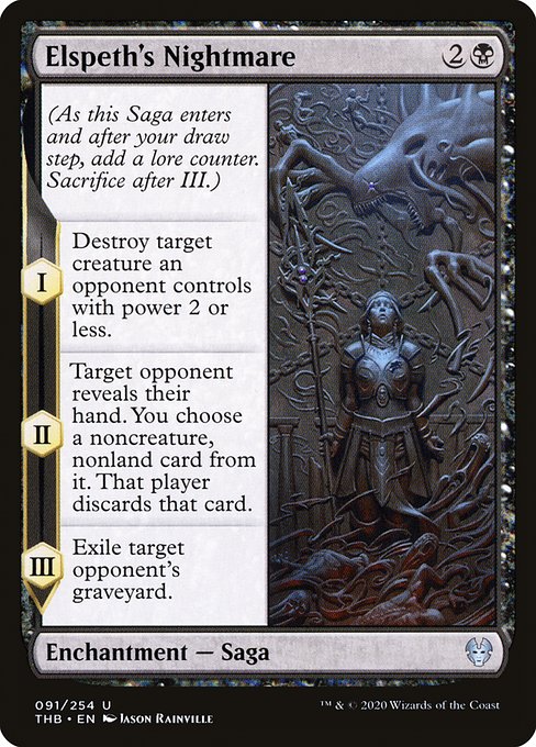 Elspeth's Nightmare - Theros Beyond Death - U - 91