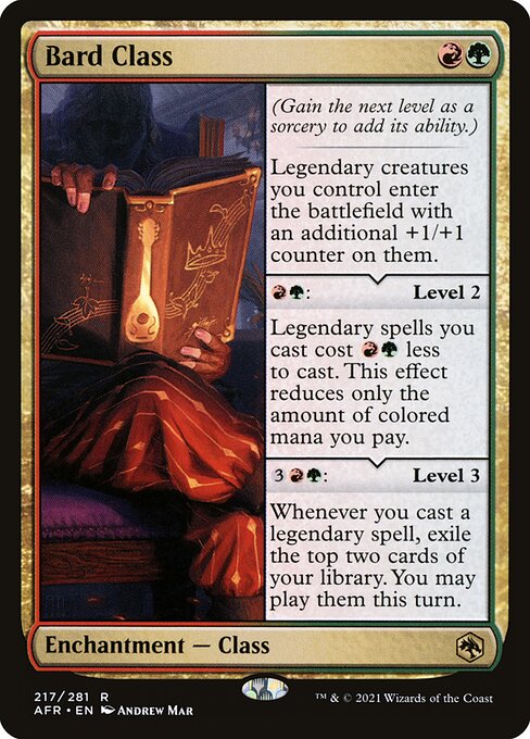 Bard Class - Adventures in the Forgotten Realms - R - 217