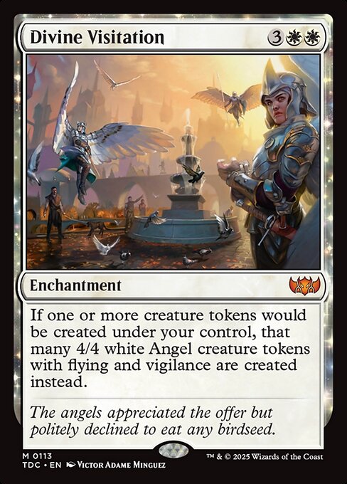 Divine Visitation - Commander: Tarkir: Dragonstorm - M - 113