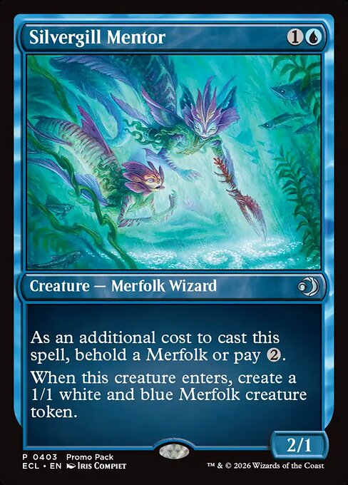 Silvergill Mentor - Promo Pack: Lorwyn Eclipsed - P - 403