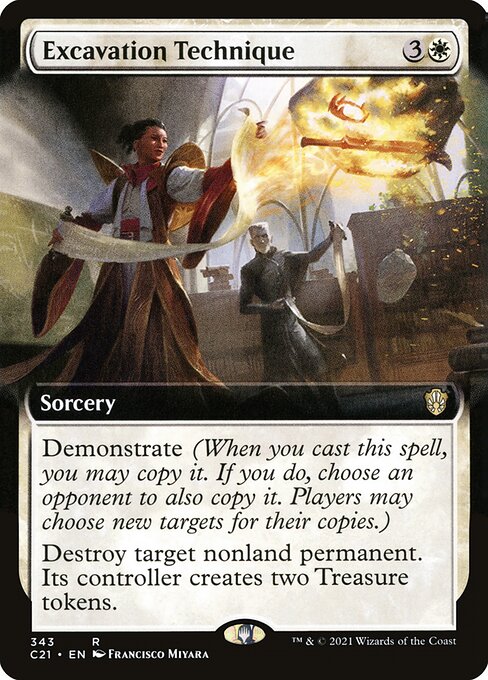 Excavation Technique (Extended Art) - Commander 2021 - R - 343