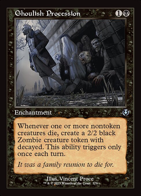 Ghoulish Procession (Retro Frame) - Innistrad Remastered - U - 378
