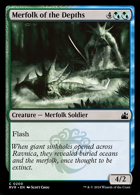 Merfolk of the Depths - Ravnica Remastered - C - 200