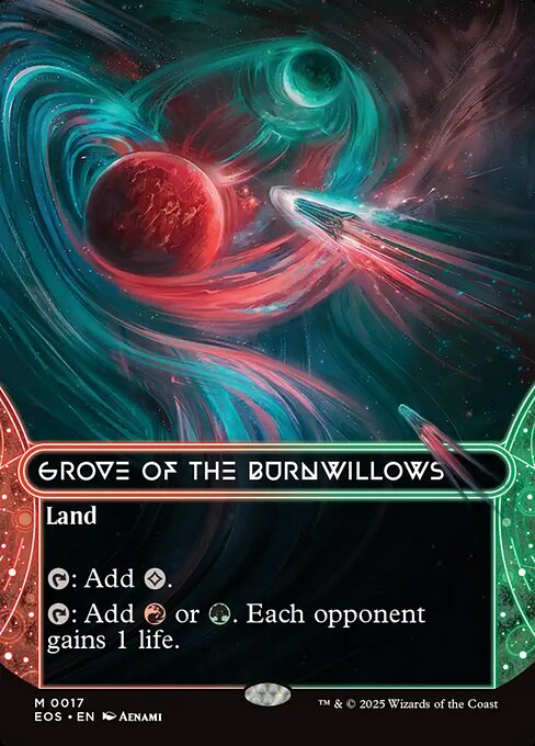 Grove of the Burnwillows (0017) (Borderless) - Edge of Eternities: Stellar Sights - M - 17