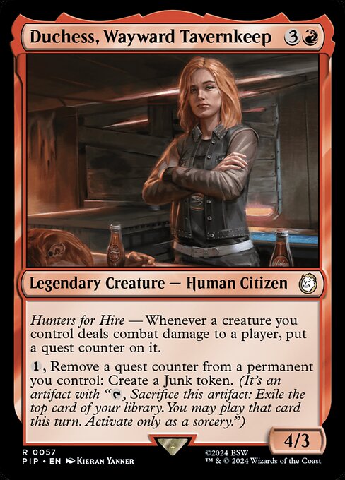 Duchess, Wayward Tavernkeep - Universes Beyond: Fallout - R - 57