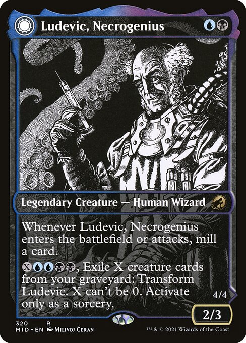 Ludevic, Necrogenius (Showcase) - Innistrad: Midnight Hunt - R - 320