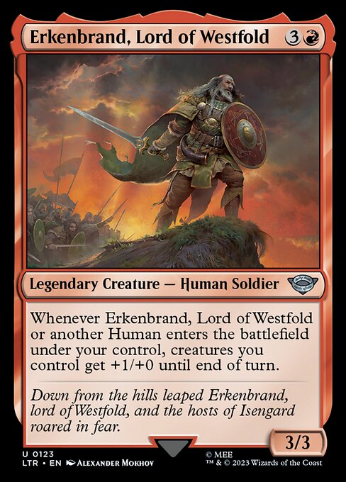 Erkenbrand, Lord of Westfold - Universes Beyond: The Lord of the Rings: Tales of Middle-earth - U - 123