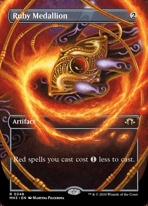 Ruby Medallion (Borderless) - Modern Horizons 3 - R - 348