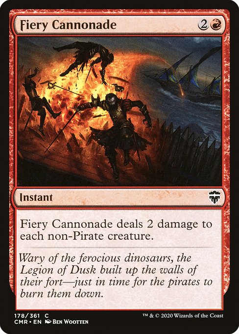 Fiery Cannonade - Commander Legends - C - 178