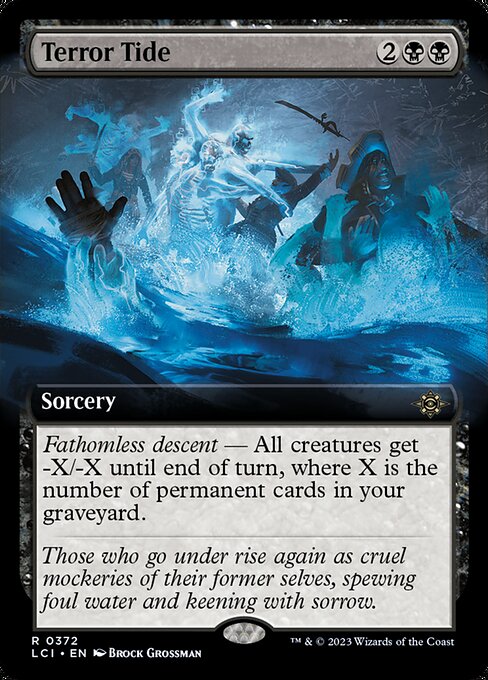 Terror Tide (Extended Art) - The Lost Caverns of Ixalan - R - 372