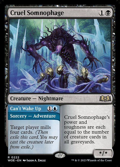Cruel Somnophage - Wilds of Eldraine - R - 222