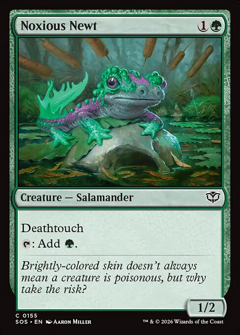 Noxious Newt - Secrets of Strixhaven - C - 155