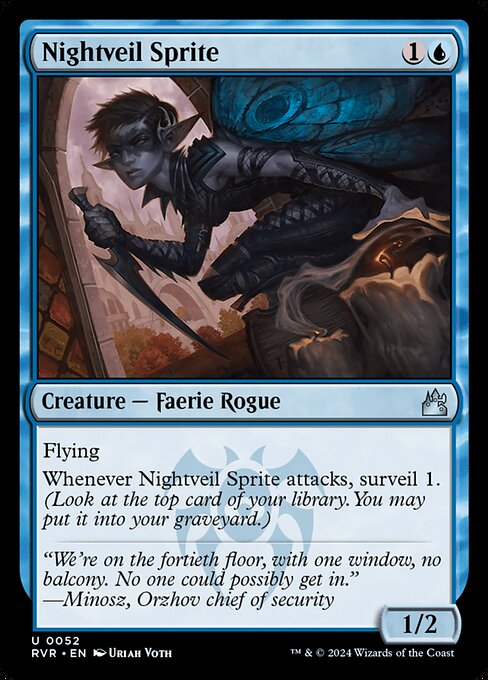 Nightveil Sprite - Ravnica Remastered - U - 52