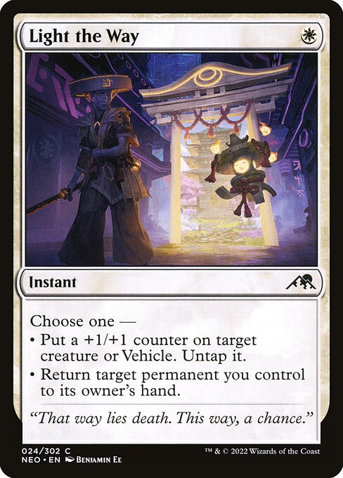 Light the Way - Kamigawa: Neon Dynasty - C - 24