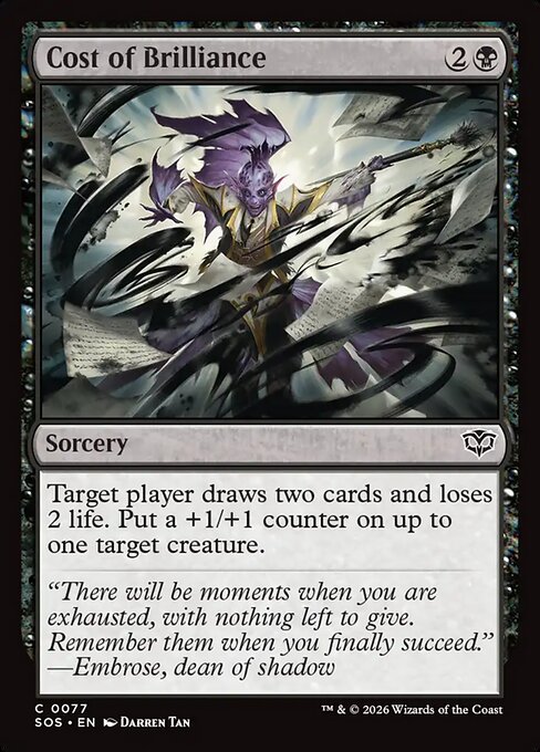 Cost of Brilliance - Secrets of Strixhaven - C - 77