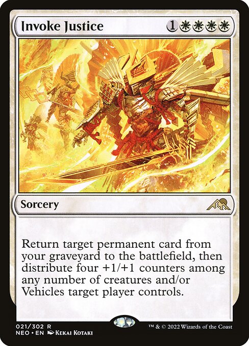 Invoke Justice - Kamigawa: Neon Dynasty - R - 21