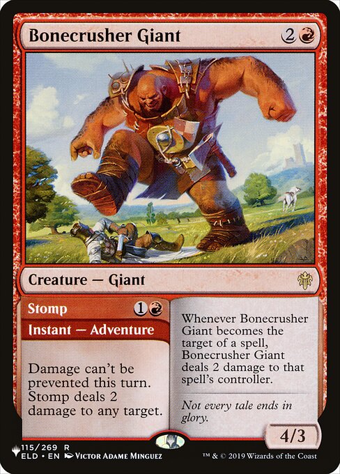 Bonecrusher Giant - The List Reprints - R - 115/269