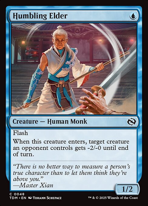 Humbling Elder - Tarkir: Dragonstorm - C - 48