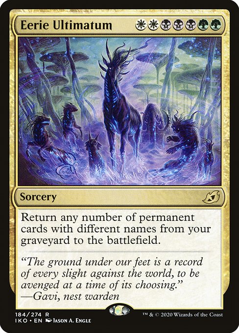 Eerie Ultimatum - Ikoria: Lair of Behemoths - R - 184