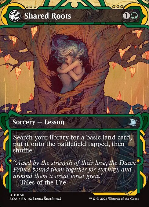 Shared Roots (JP Alternate Art) - Secrets of Strixhaven: Mystical Archive - U - 123