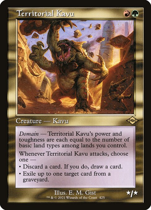 Territorial Kavu (Retro Frame) (Foil Etched) - Modern Horizons 2 - R - 425