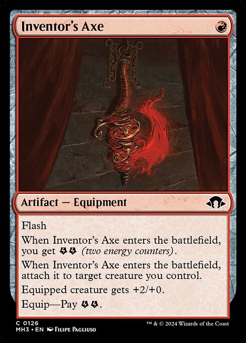 Inventor's Axe - Modern Horizons 3 - C - 126