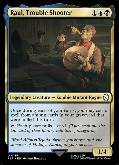 Raul, Trouble Shooter - Universes Beyond: Fallout - U - 115