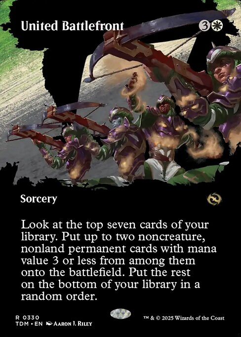 United Battlefront (Borderless) - Tarkir: Dragonstorm - R - 330