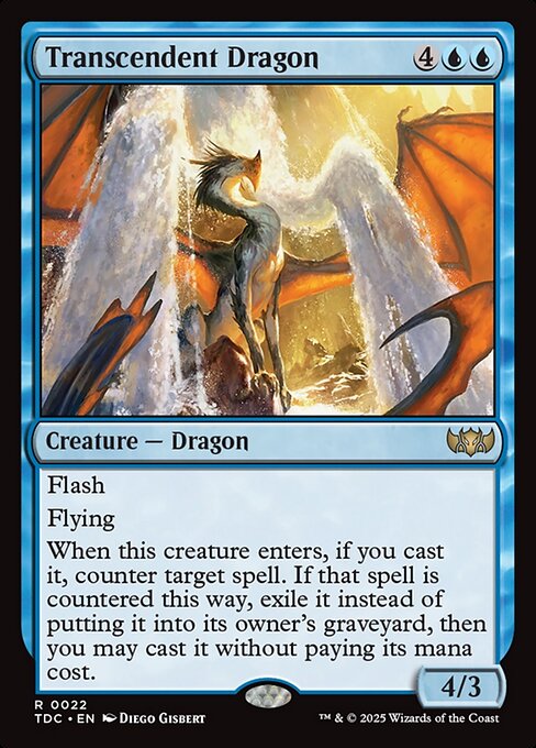 Transcendent Dragon - Commander: Tarkir: Dragonstorm - R - 22