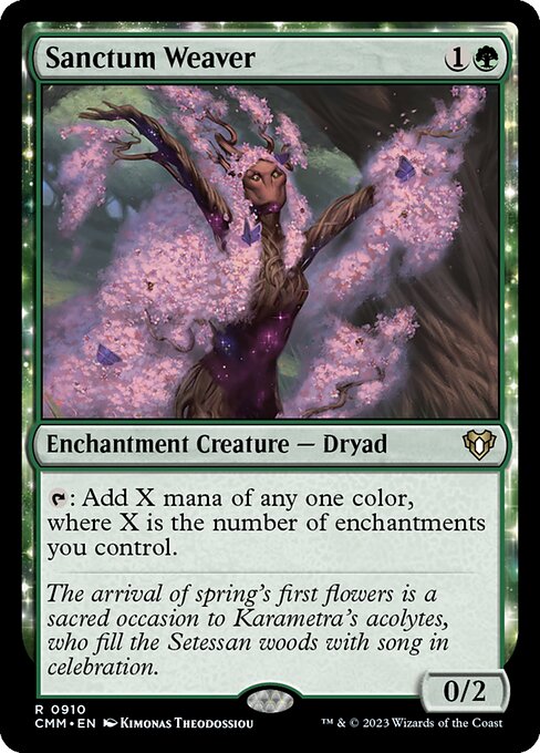 Sanctum Weaver - Commander Masters - R - 910