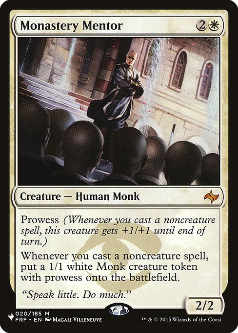 Monastery Mentor - The List Reprints - M - 020/185
