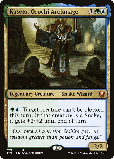 Kaseto, Orochi Archmage - Commander 2021 - M - 221