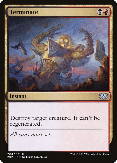 Terminate - Double Masters 2022 - U - 284