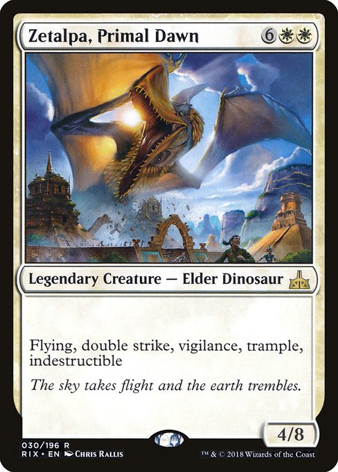 Zetalpa, Primal Dawn - Rivals of Ixalan - R - 30