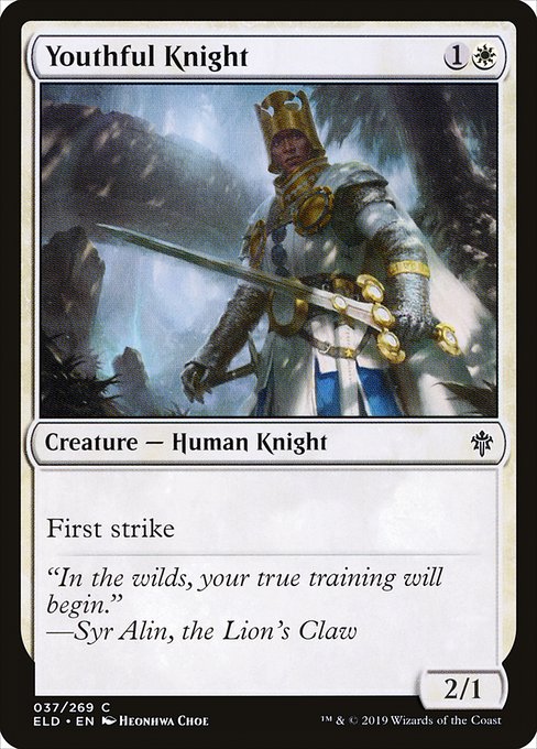 Youthful Knight - Throne of Eldraine - C - 37
