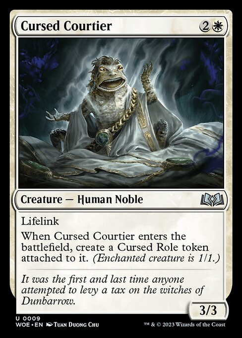 Cursed Courtier - Wilds of Eldraine - U - 9