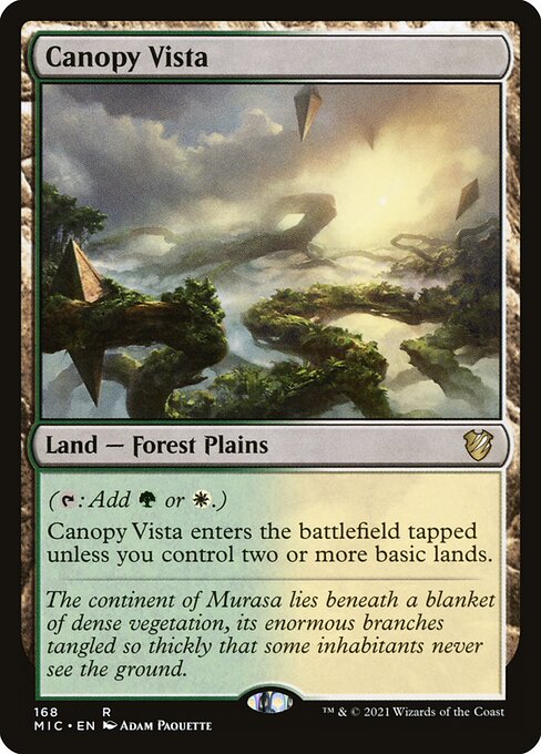 Canopy Vista - Commander: Innistrad: Midnight Hunt - R - 168