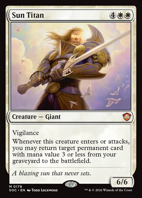 Sun Titan - Commander: Secrets of Strixhaven - M - 178