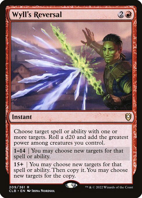 Wyll's Reversal - Commander Legends: Battle for Baldur's Gate - R - 209