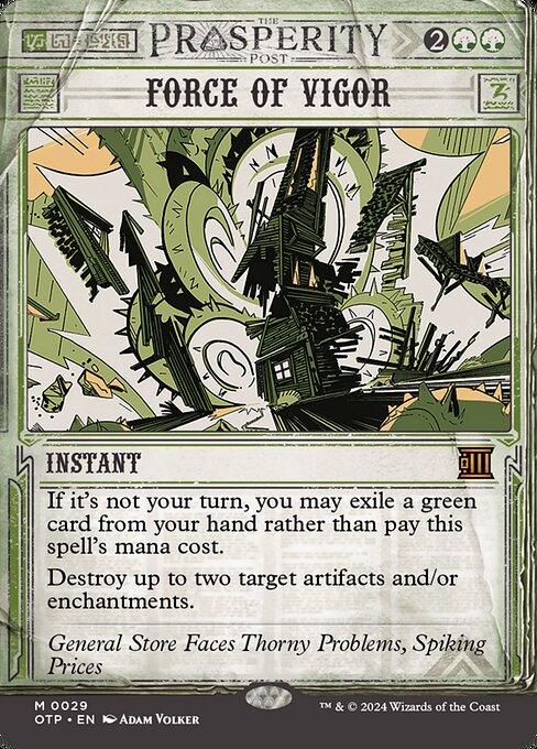 Force of Vigor - Outlaws of Thunder Junction: Breaking News - M - 29