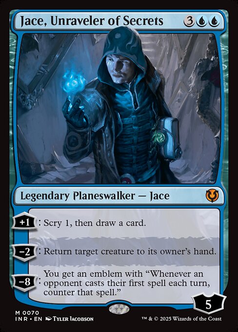 Jace, Unraveler of Secrets - Innistrad Remastered - M - 70