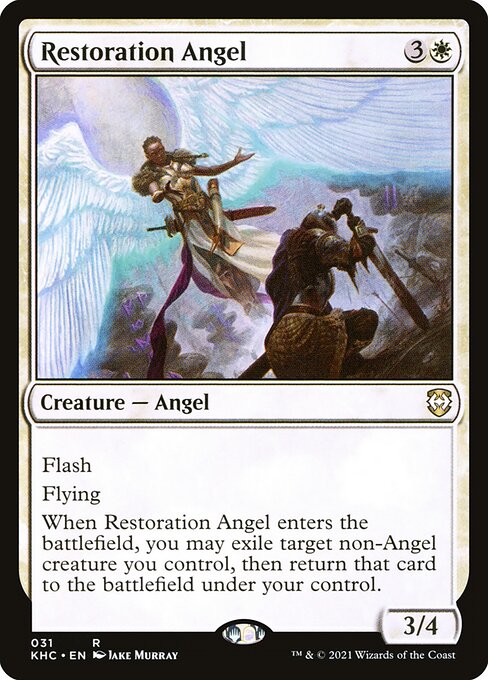 Restoration Angel - Commander: Kaldheim - R - 31