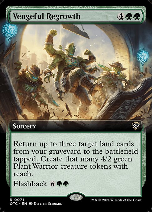 Vengeful Regrowth (Extended Art) - Commander: Outlaws of Thunder Junction - R - 71